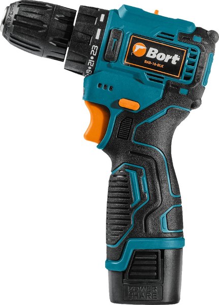 Аккумуляторная дрель-шуруповерт Bort BAB-16-BLK (93414868)