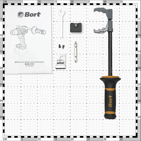 Аккумуляторная дрель-шуруповерт Bort BAB-21X (93414929)