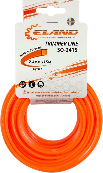 Леска для триммера Eland 2.4мм / SQ-2415 - фото