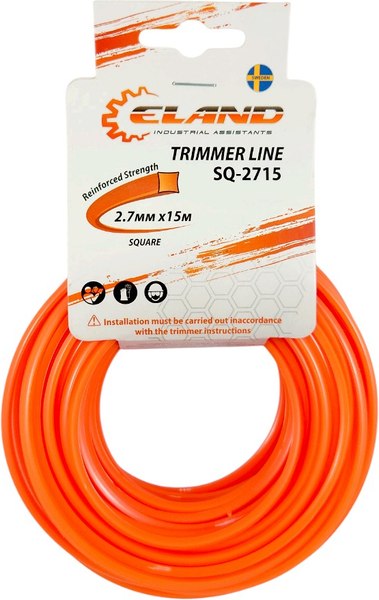 Леска для триммера Eland 2.7мм / SQ-2715 - фото