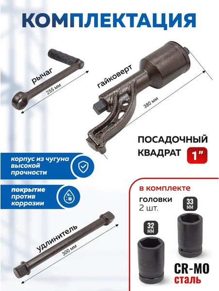 Гайковерт ручной Forsage F-34114103 HS