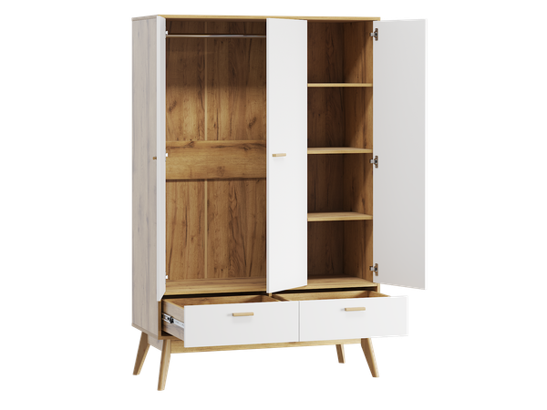 Шкаф ЛофтМебель Олимпик 3 двери / VR-00003279