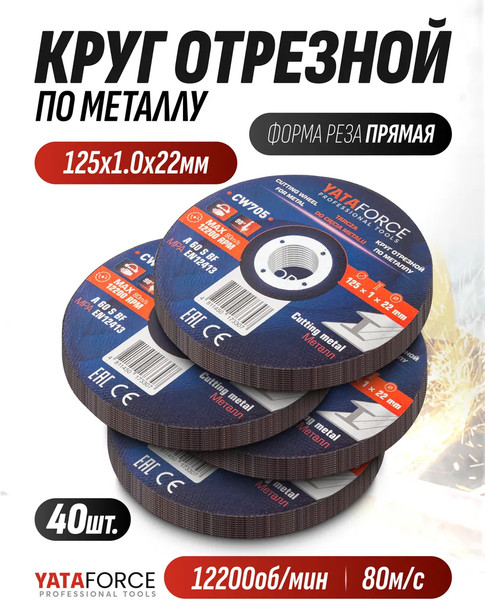 Набор отрезных дисков Yataforce YF-CW705