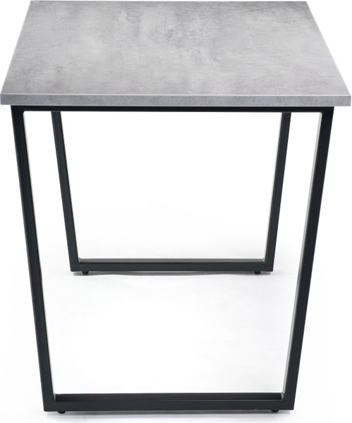 Обеденный стол Notta Лота Лофт 120 25 мм / 489666 (бетон/черный матовый)