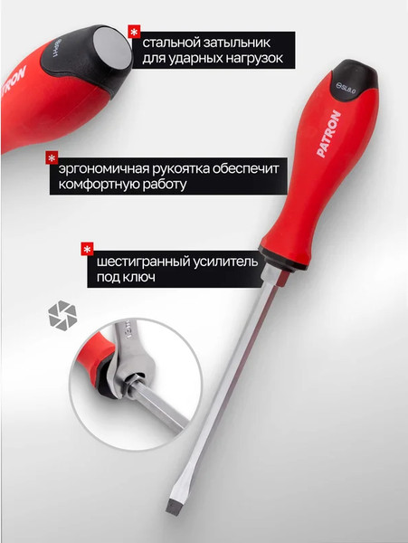 Набор отверток Patron P-7013