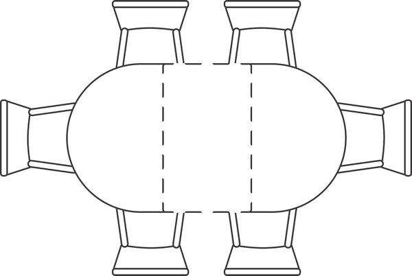 Обеденный стол Woodville Галвестон 100х76 / 532393