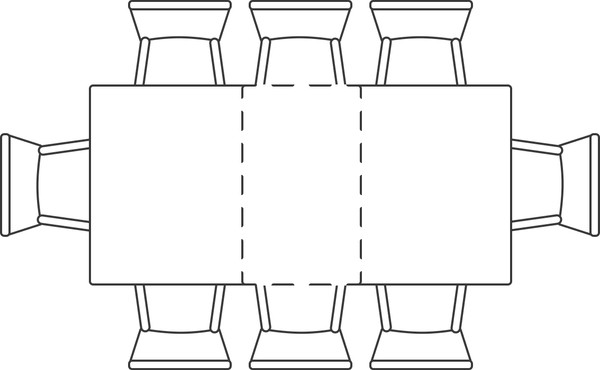 Обеденный стол Woodville Бор 180-240х90х78 / 588043