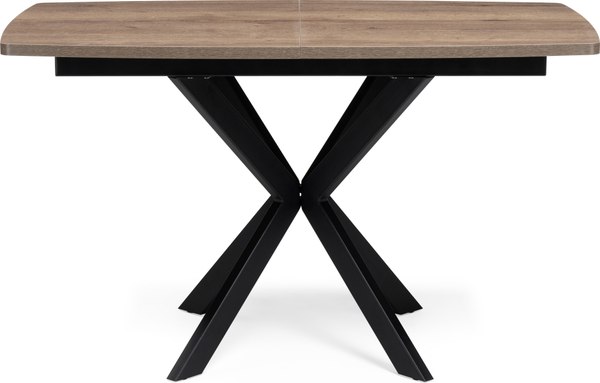 Обеденный стол Woodville Палу / 551074 (дуб галифакс табак/черный)