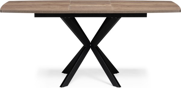 Обеденный стол Woodville Палу / 551074 (дуб галифакс табак/черный)