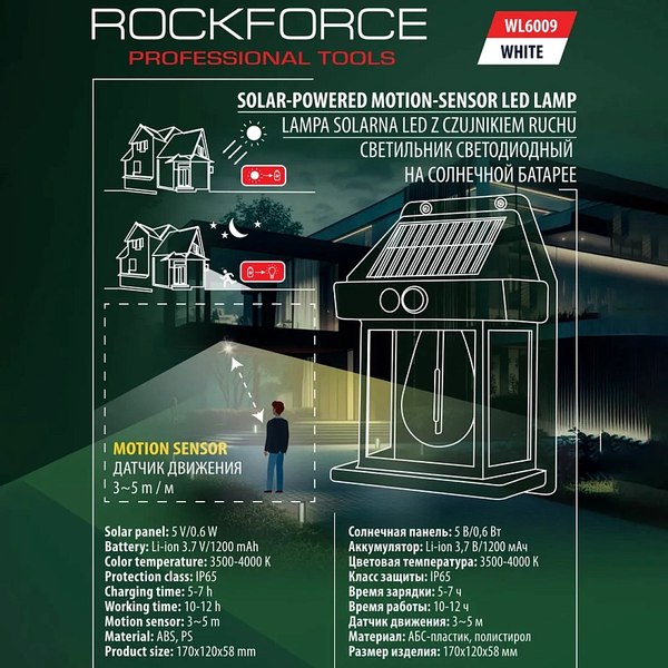 Набор бра уличных RockForce RF-WL6009