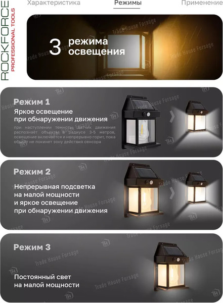 Набор бра уличных RockForce RF-WL6009