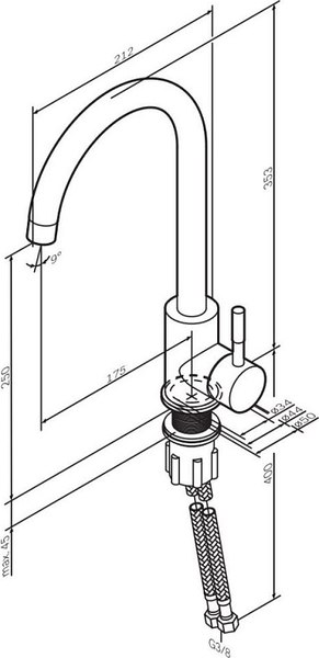 Смеситель AM.PM X-Joy S F85B07111