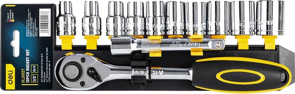 Набор головок слесарных Deli EDL2012T - фото