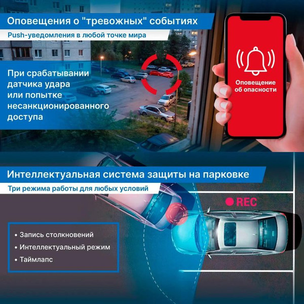 Автомобильный видеорегистратор TrendVision Online Sky 4G