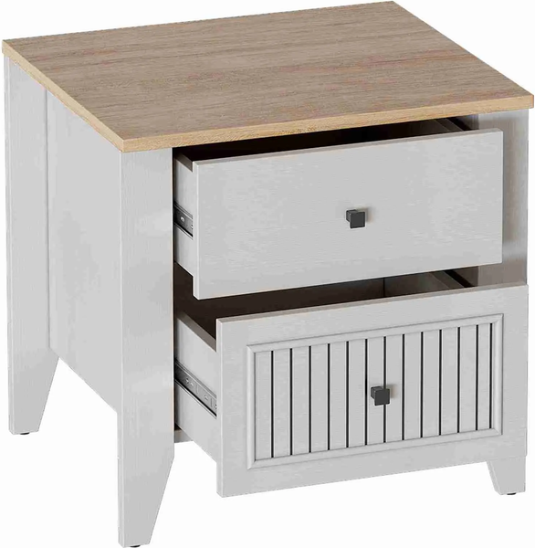 Прикроватная тумба Мебельград Валенсия 2 ящика