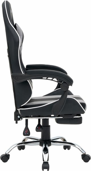 Кресло геймерское Cromex GM-145 / 532956 (черный/серый/белый)