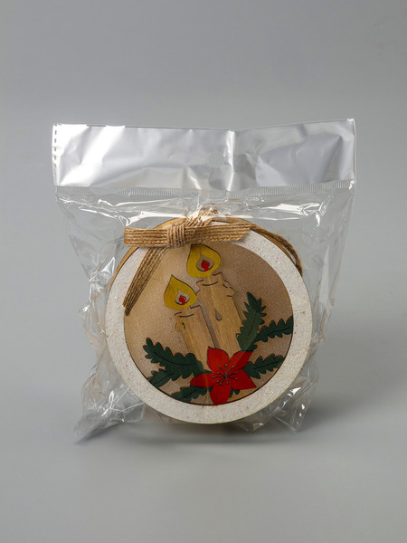 Елочная игрушка Luazon Lighting Шар со свечками / 6117337