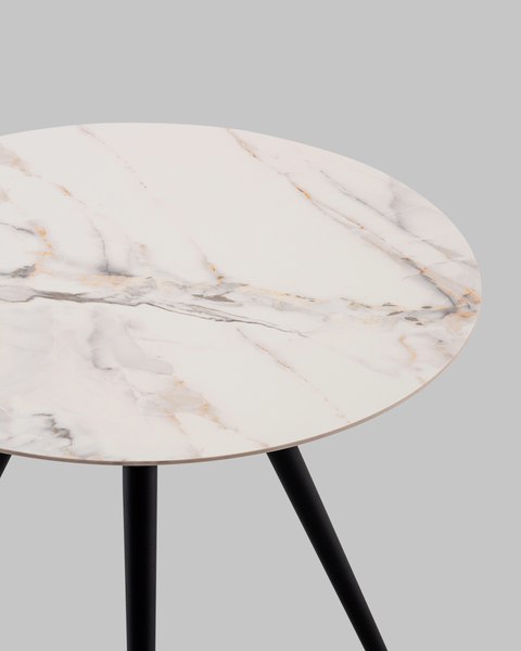 Обеденный стол Stool Group Ники круглый керамика / vd-niki-ij-800