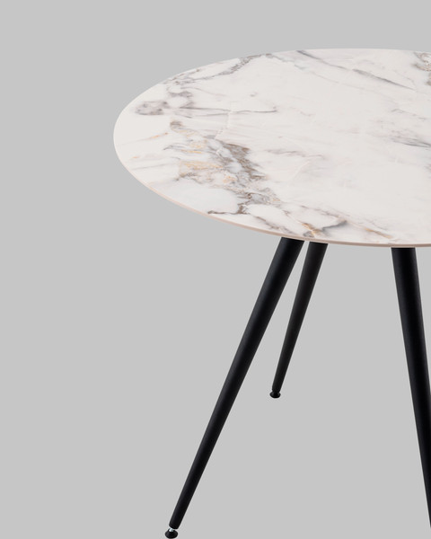 Обеденный стол Stool Group Ники круглый керамика / vd-niki-ij-900