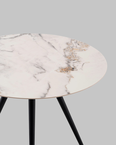 Обеденный стол Stool Group Ники круглый керамика / vd-niki-ij-900