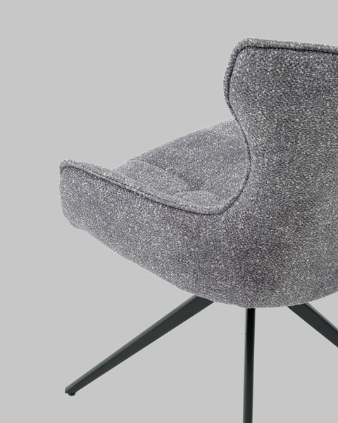Стул Stool Group Carlene вращающийся / DC-2409007 grey FL07