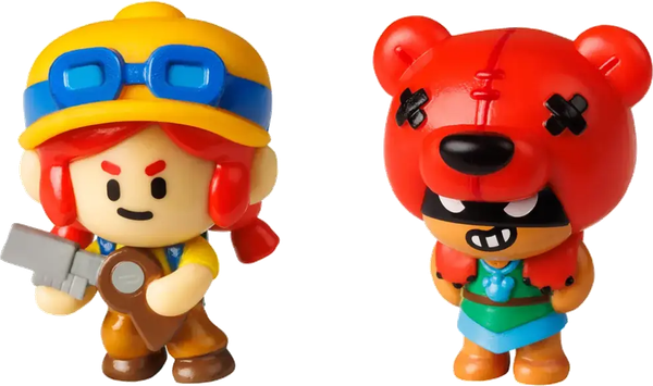 Набор фигурок коллекционных Brawl Stars Нита и Джесси / BRW2015C - фото