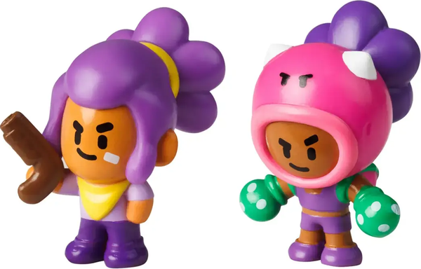 Набор фигурок коллекционных Brawl Stars Шелли и Роза / BRW2015B - фото