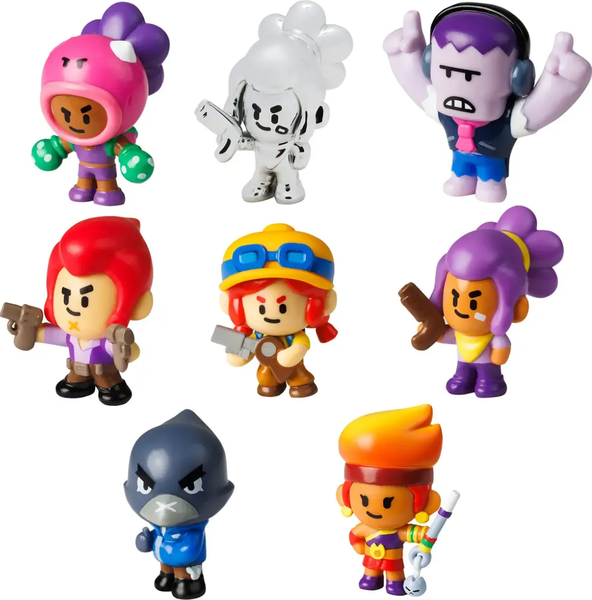 Набор фигурок коллекционных Brawl Stars Кроу и Амбер / BRW2070C - фото