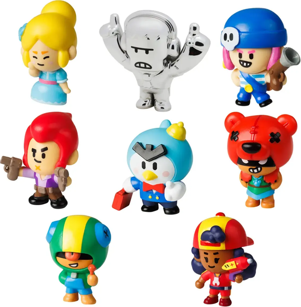 Набор фигурок коллекционных Brawl Stars Леон и Мэг / BRW2070B - фото