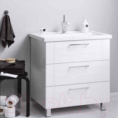 Тумба с умывальником Aqwella Manchester 80 / MAN01083