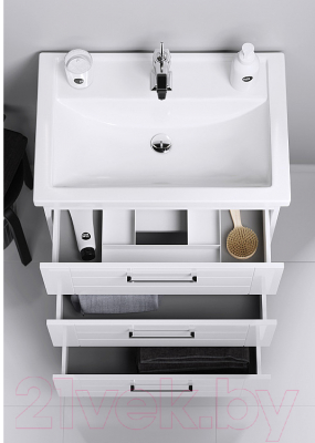 Тумба с умывальником Aqwella Manchester 80 / MAN01083