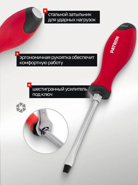 Набор отверток Patron 64 829 / P-7004