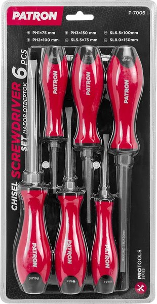 Набор отверток Patron P-7006 - фото