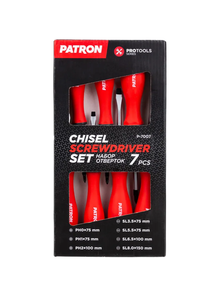 Набор отверток Patron 64 831 / P-7007