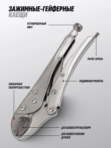 Гейферный зажим Patron P-614F250