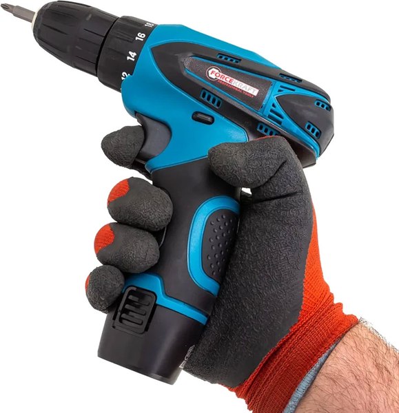 Аккумуляторная дрель-шуруповерт ForceKraft 64 834 / FK-CD6017