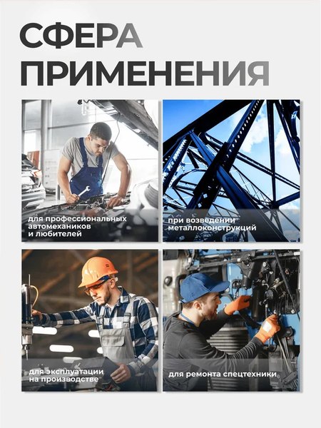 Набор головок слесарных ForceKraft FK-4032C