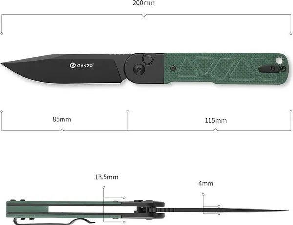 Нож-бабочка GANZO G767PT-GB