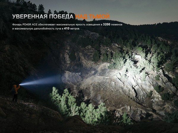 Фонарь Fenix Light PD45R ACE 3200 / PD45RACE