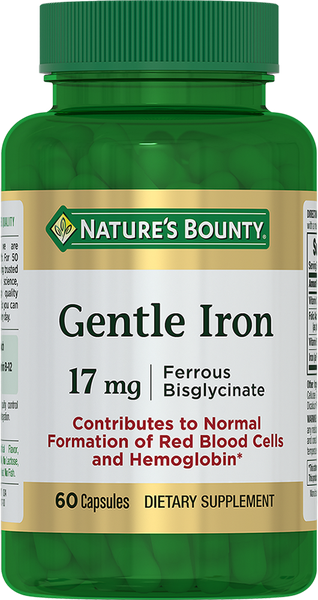 Витаминно-минеральный комплекс Nature's Bounty Легкодоступное железо 17мг - фото