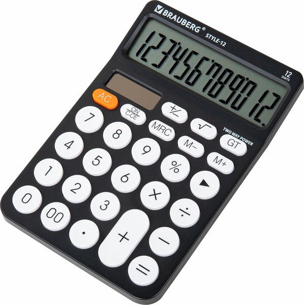 Калькулятор Brauberg Style 12-BK / 272965