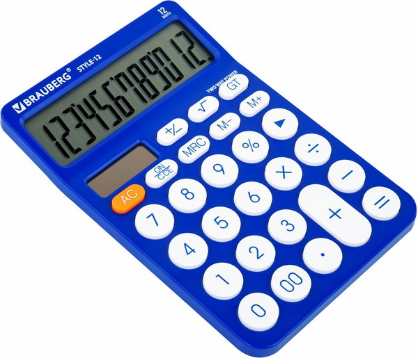 Калькулятор Brauberg Style 12-BL / 272966