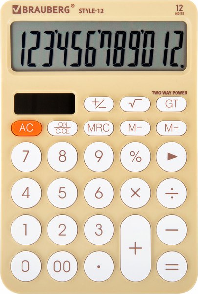 Калькулятор Brauberg Style 12-BG / 272967 - фото
