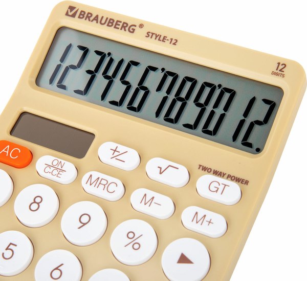Калькулятор Brauberg Style 12-BG / 272967