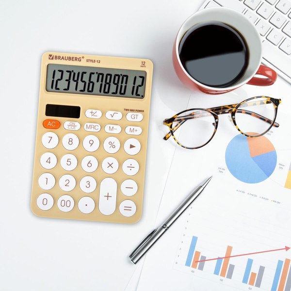 Калькулятор Brauberg Style 12-BG / 272967