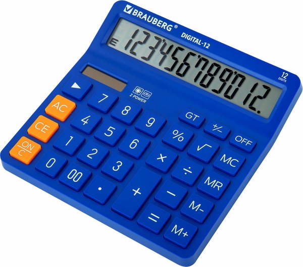 Калькулятор Brauberg Digital 12-BL / 272969