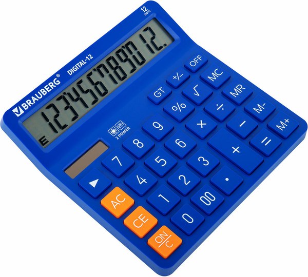 Калькулятор Brauberg Digital 12-BL / 272969