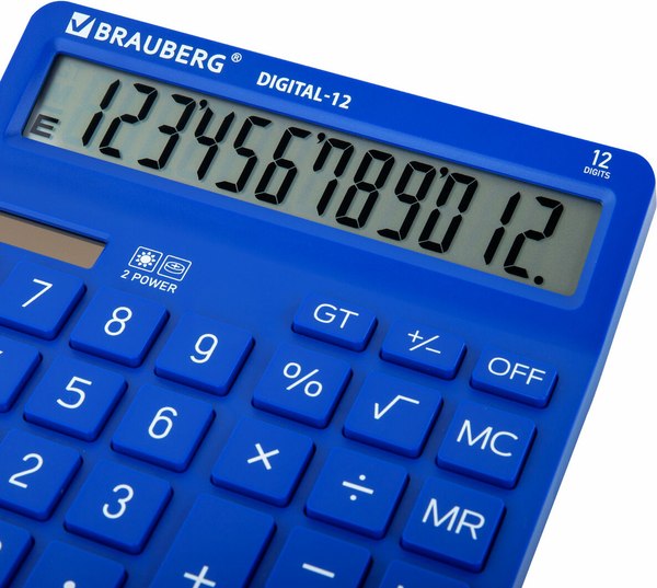 Калькулятор Brauberg Digital 12-BL / 272969