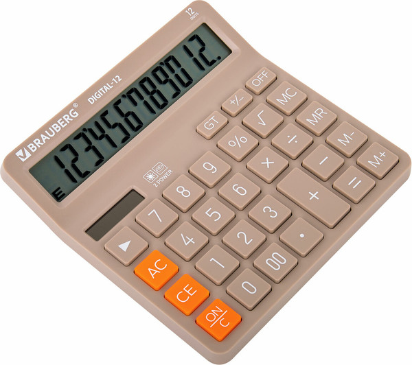 Калькулятор Brauberg Digital 12-BG / 272970