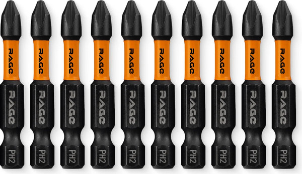 Набор бит Vira Rage S2 PH2x50мм / 554123 - фото